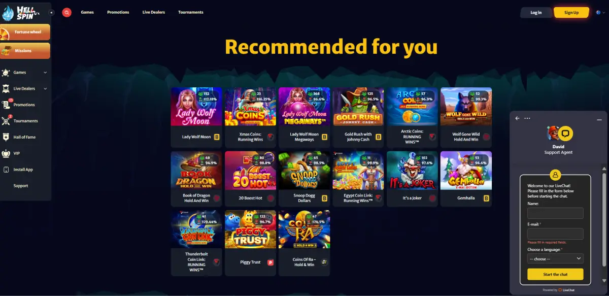 Fast response from Hellspin casino support team Hellspin casino support