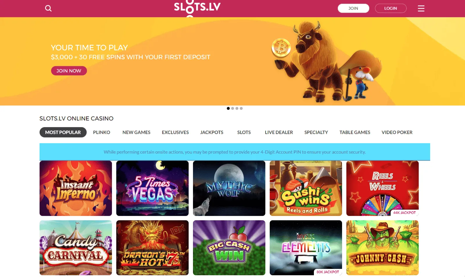 SlotsLV online casino SlotsLV casino