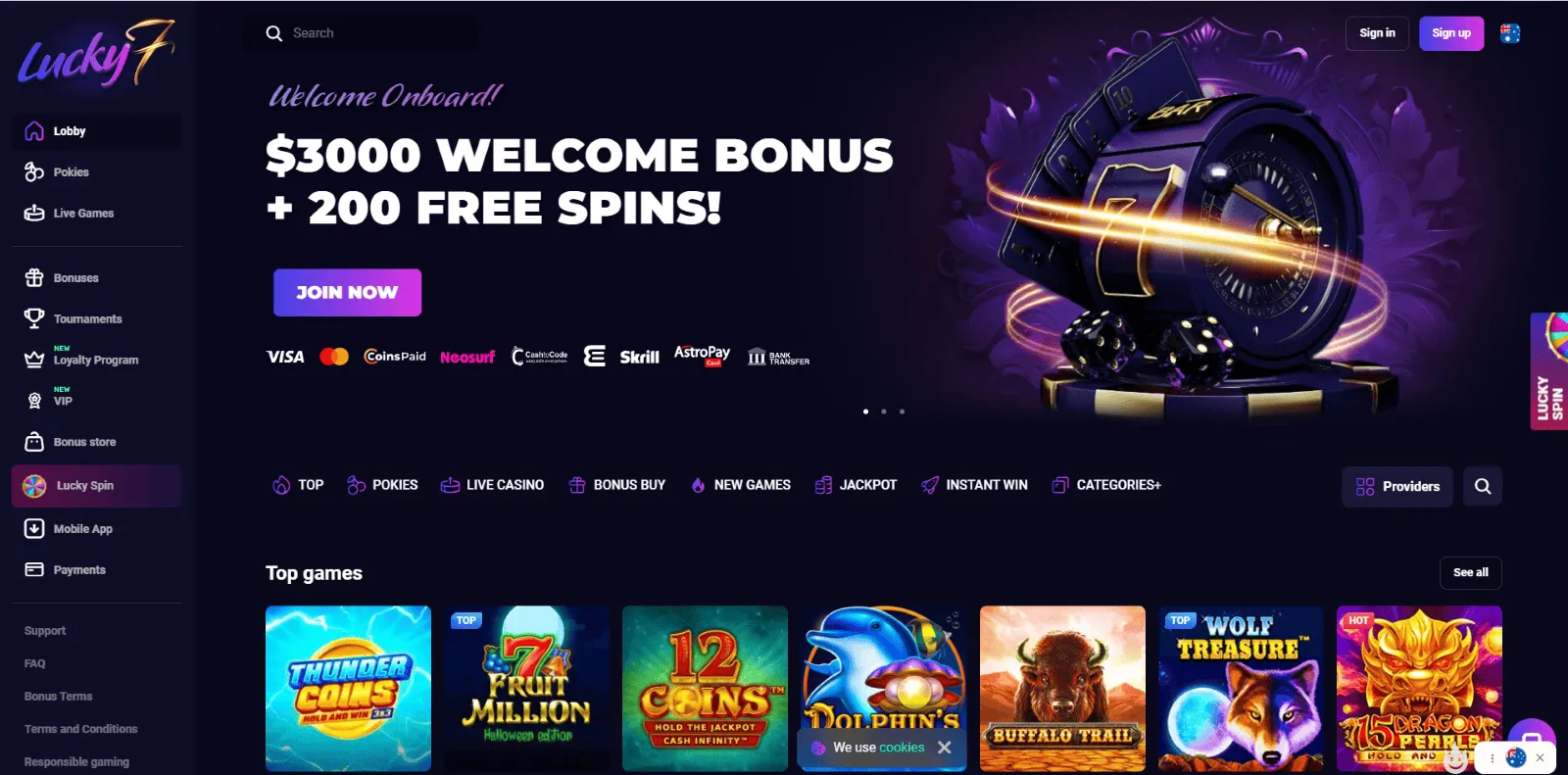 Lucky Seven casino Lucky7 casino