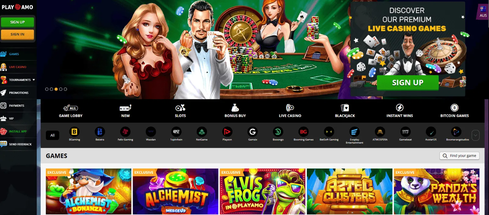 PlayAmo online casino PlayAmo casino