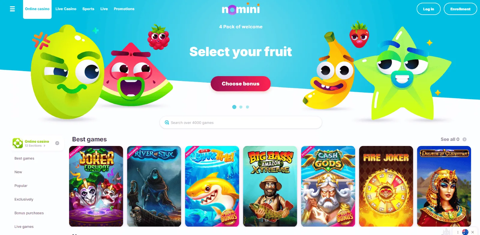 Nomini casino Australia Nomini casino