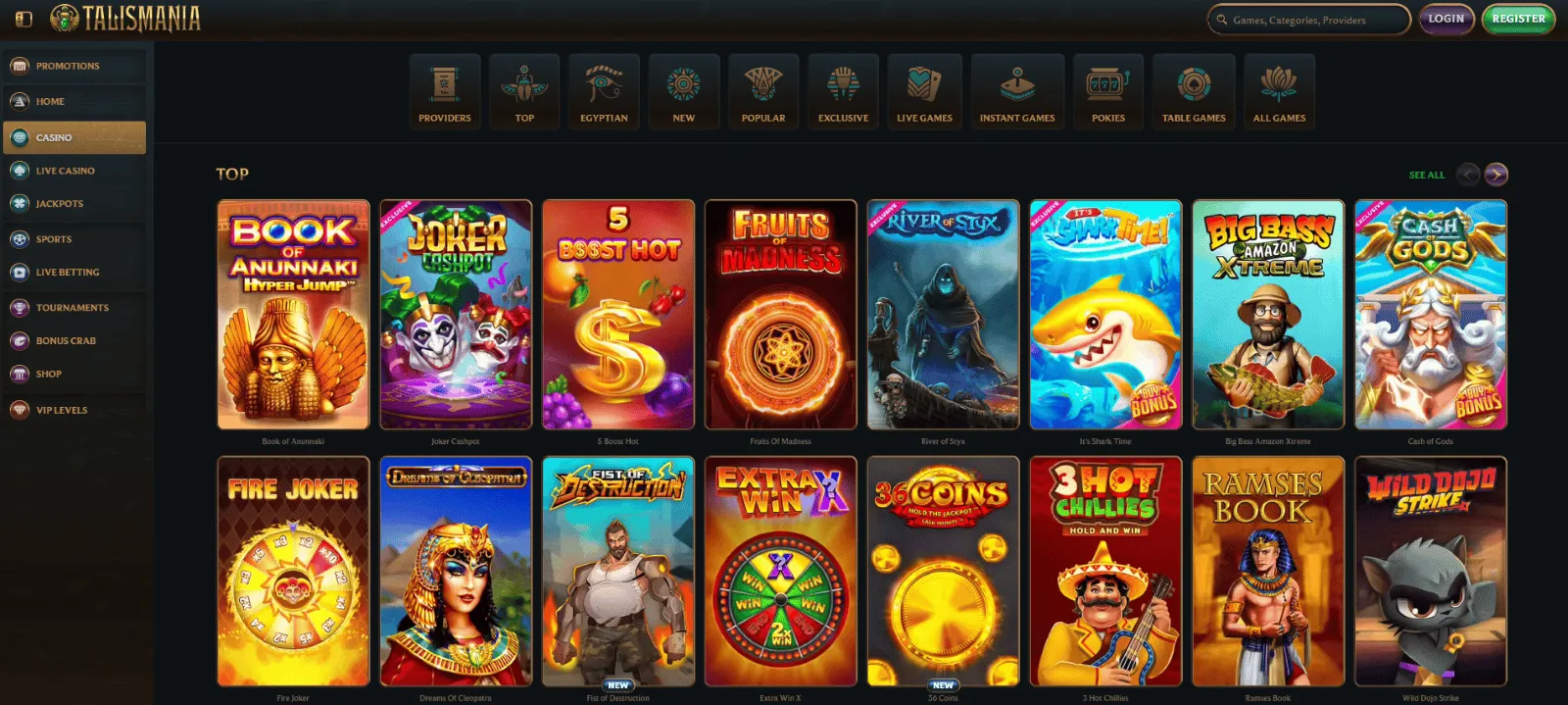 Talismania casino Talismania