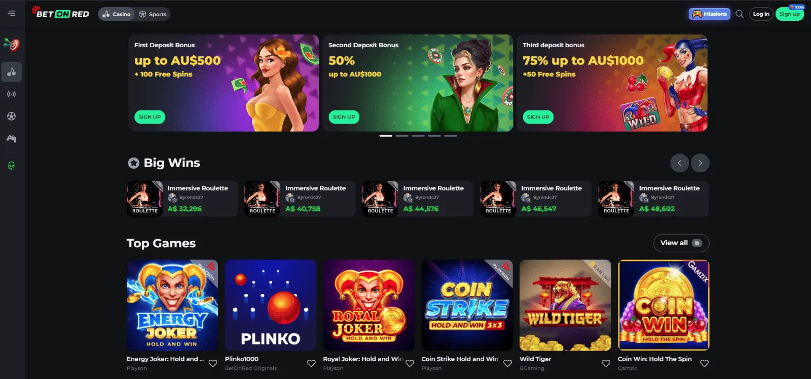 BetOnRed Australia BetOnRed