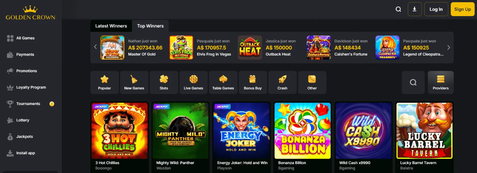 Golden Crown casino Australia Golden Crown Casino