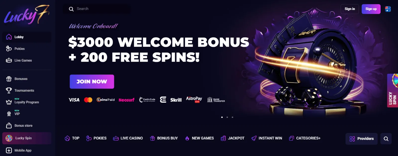 Lucky7 casino Australia Lucky7 casino