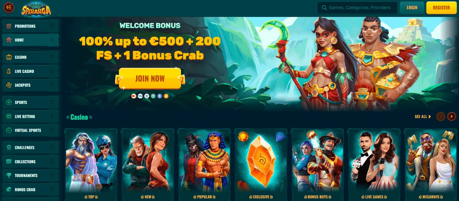 Spinanga casino Spinanga