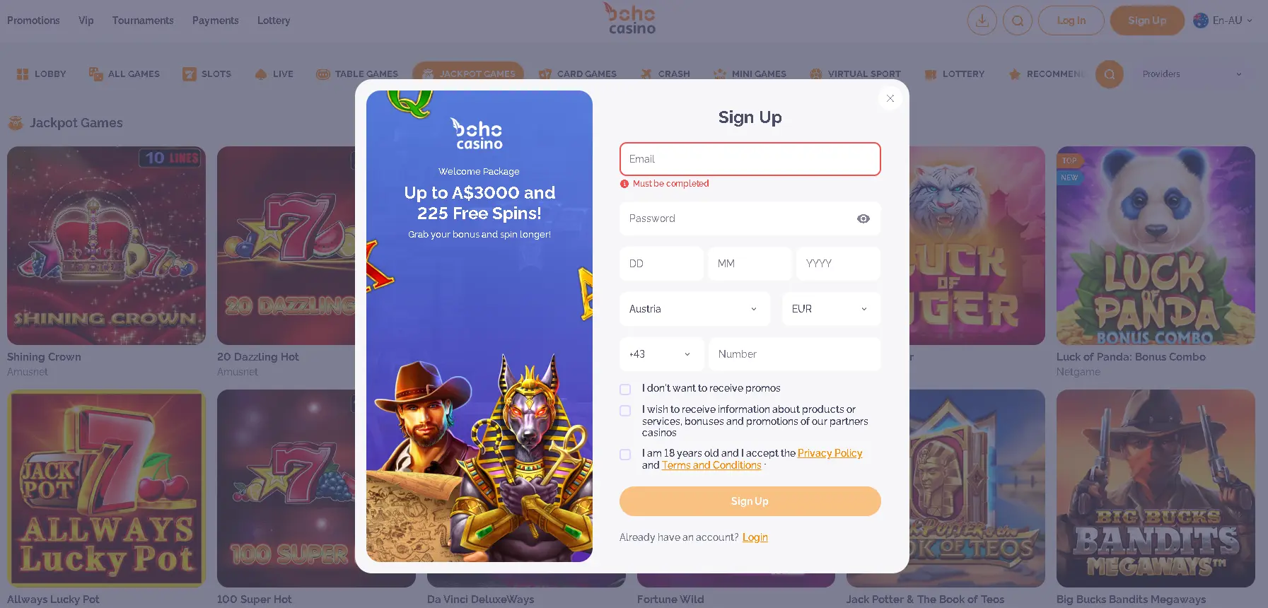 Boho casino: registration & verification today Boho casino: registration & verification