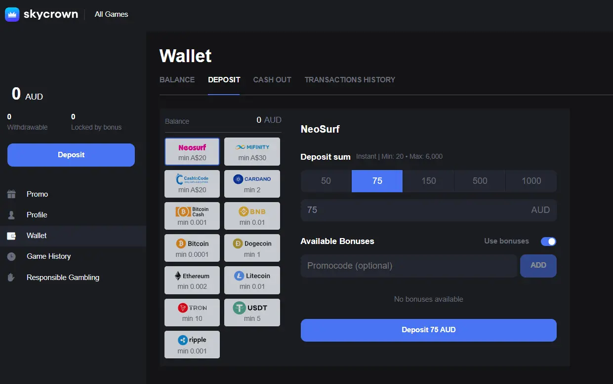 Skycrown online casino payment methods Skycrown casino payment methods