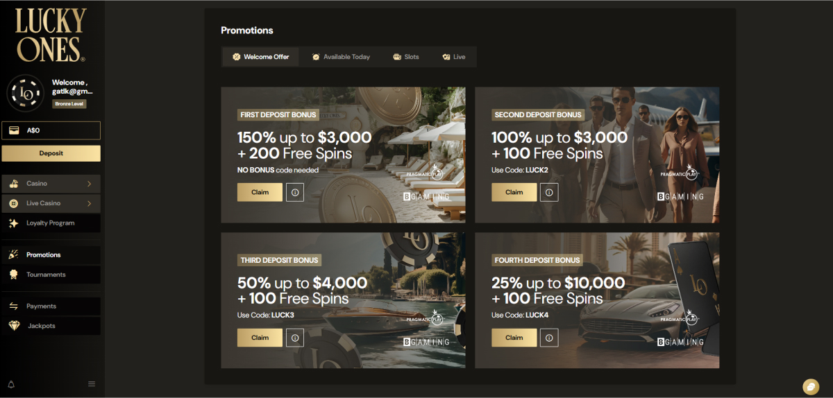 Best bonuses and promotions at Lucky Ones casino Bonuses and promotions at Lucky Ones casino